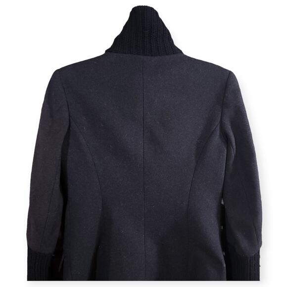 Theory Tegian Exterior Wool Cashmere Double-breasted Jacket in Gray Women's S - Picture 5 of 6